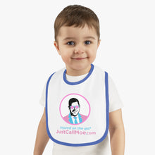 Load image into Gallery viewer, Summer of Moe Baby Contrast Trim Jersey Bib
