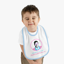 Load image into Gallery viewer, Summer of Moe Baby Contrast Trim Jersey Bib