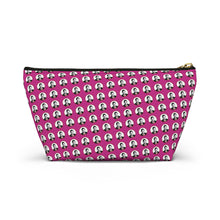 Load image into Gallery viewer, Pink Moe Accessory Pouch w T-bottom