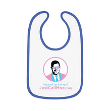 Load image into Gallery viewer, Summer of Moe Baby Contrast Trim Jersey Bib