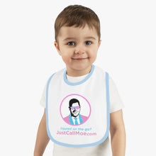 Load image into Gallery viewer, Summer of Moe Baby Contrast Trim Jersey Bib