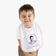 Load image into Gallery viewer, Summer of Moe Baby Contrast Trim Jersey Bib