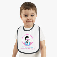 Load image into Gallery viewer, Summer of Moe Baby Contrast Trim Jersey Bib