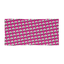 Load image into Gallery viewer, Pink Moe Beach Towel