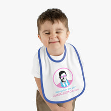 Load image into Gallery viewer, Summer of Moe Baby Contrast Trim Jersey Bib