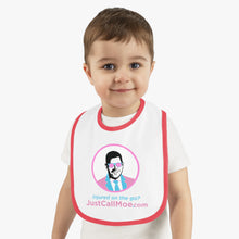 Load image into Gallery viewer, Summer of Moe Baby Contrast Trim Jersey Bib