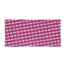 Load image into Gallery viewer, Pink Moe Beach Towel