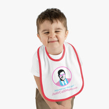 Load image into Gallery viewer, Summer of Moe Baby Contrast Trim Jersey Bib