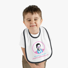 Load image into Gallery viewer, Summer of Moe Baby Contrast Trim Jersey Bib