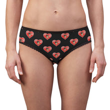 Load image into Gallery viewer, Valentine Black Women's Briefs