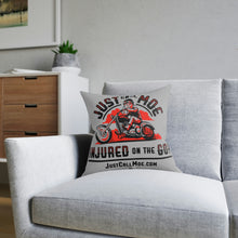 Load image into Gallery viewer, Motorcycle Moe Square Pillow
