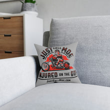 Load image into Gallery viewer, Motorcycle Moe Square Pillow