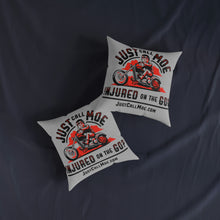 Load image into Gallery viewer, Motorcycle Moe Square Pillow