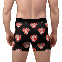Load image into Gallery viewer, Valentine Black Men's Boxer Briefs