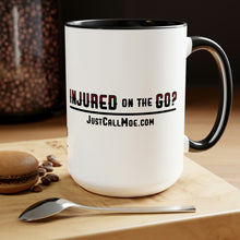Load image into Gallery viewer, Motorcycle Moe Two-Tone Coffee Mugs, 15oz