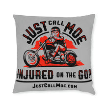 Load image into Gallery viewer, Motorcycle Moe Square Pillow