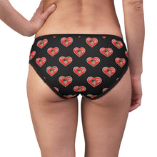 Load image into Gallery viewer, Valentine Black Women's Briefs
