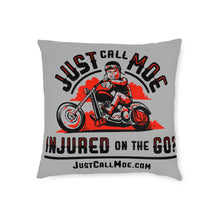 Load image into Gallery viewer, Motorcycle Moe Square Pillow