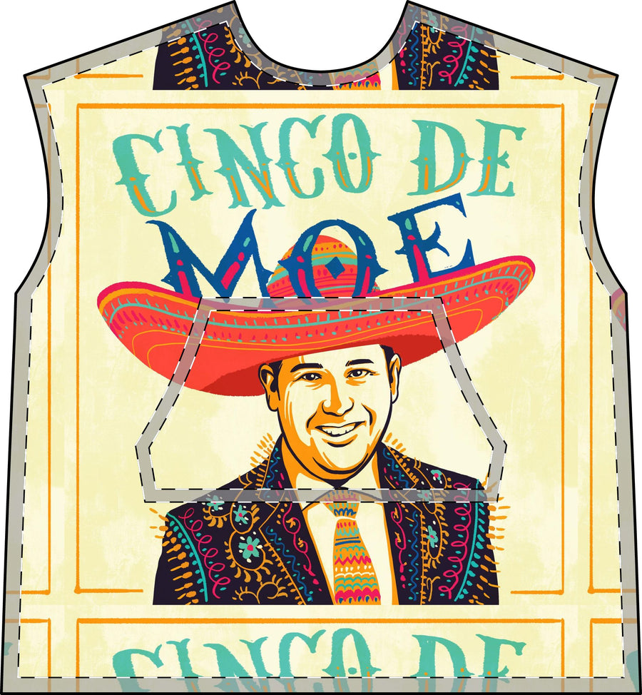 Cinco De Moe Unisex Hooded Blanket
