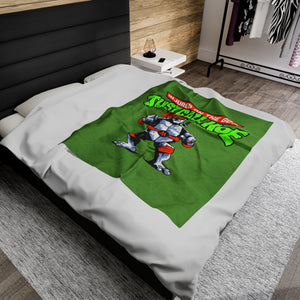 TurtleMoe Velveteen Plush Blanket