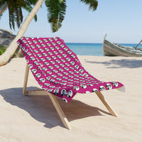 Pink Moe Beach Towel