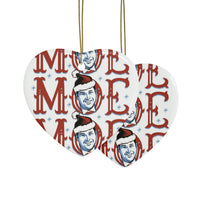 Santa Moe Ceramic Ornaments