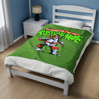 TurtleMoe Velveteen Plush Blanket