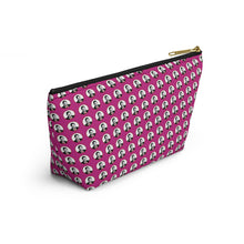 Load image into Gallery viewer, Pink Moe Accessory Pouch w T-bottom
