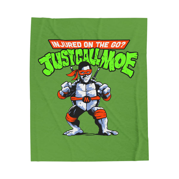 TurtleMoe Velveteen Plush Blanket