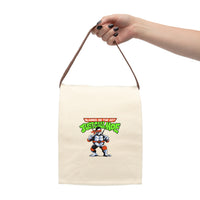 Turtle Moe Canvas Lunch Bag With Strap