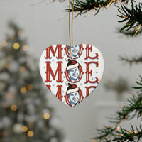 Santa Moe Ceramic Ornaments