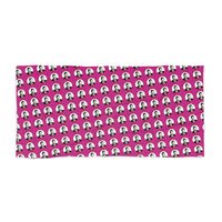 Pink Moe Beach Towel