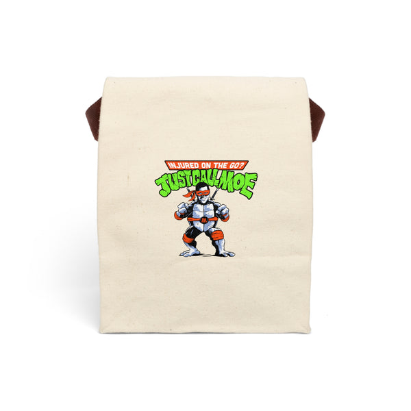 Turtle Moe Canvas Lunch Bag With Strap