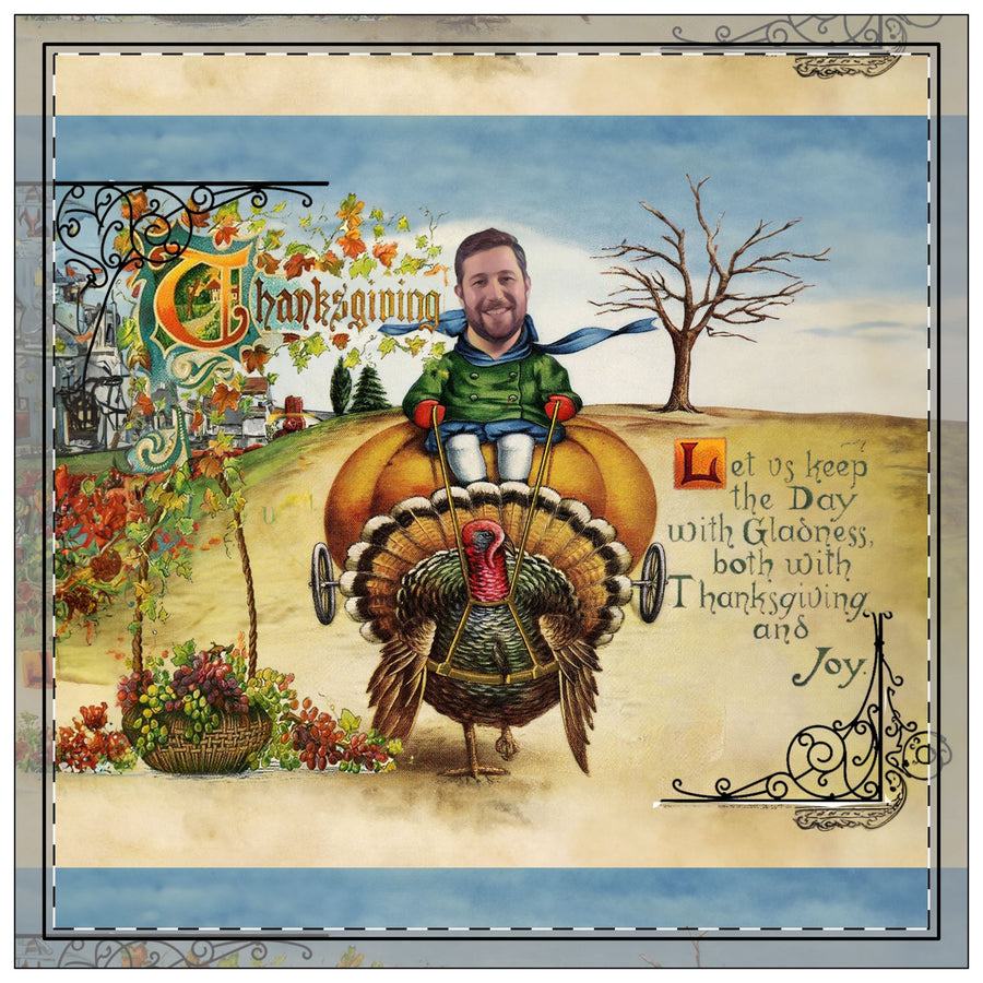 Thanksgiving Napkins, 4-set