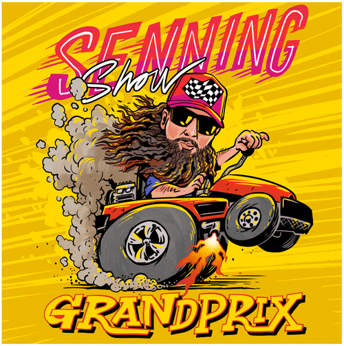Just Call Moe Grand Prix John Senning Magnet