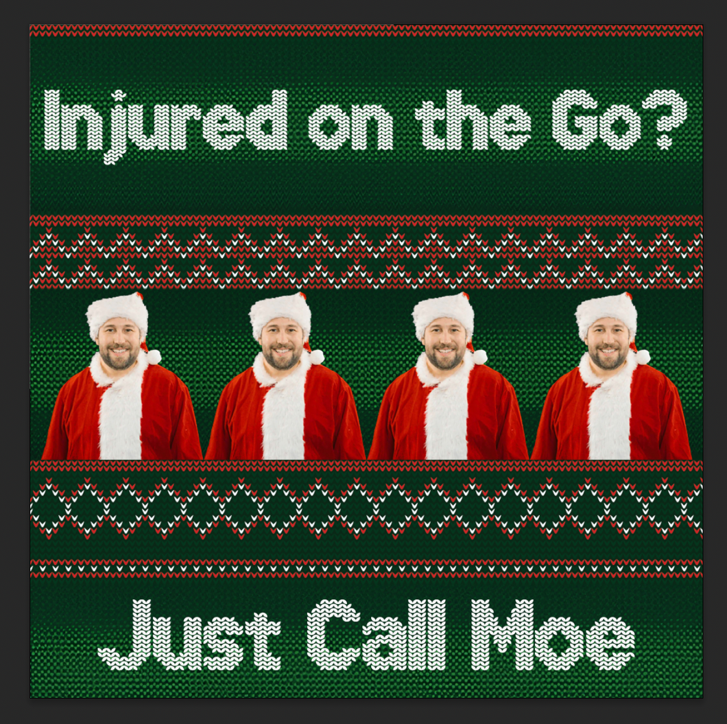 Just Call Moe Christmas Magnet 2023