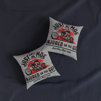 Motorcycle Moe Square Pillow