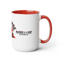 Motorcycle Moe Two-Tone Coffee Mugs, 15oz