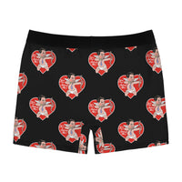 Valentine Black Men's Boxer Briefs