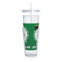 St. Patty's Day Plastic Tumbler with Straw