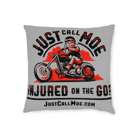 Motorcycle Moe Square Pillow