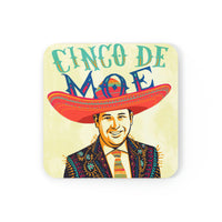 Cinco De Moe Cork Back Coaster