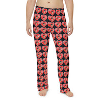 Valentine Black Men's Pajama Pants