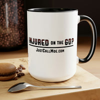 Motorcycle Moe Two-Tone Coffee Mugs, 15oz