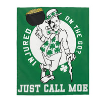 St. Patty's Day Velveteen Plush Blanket