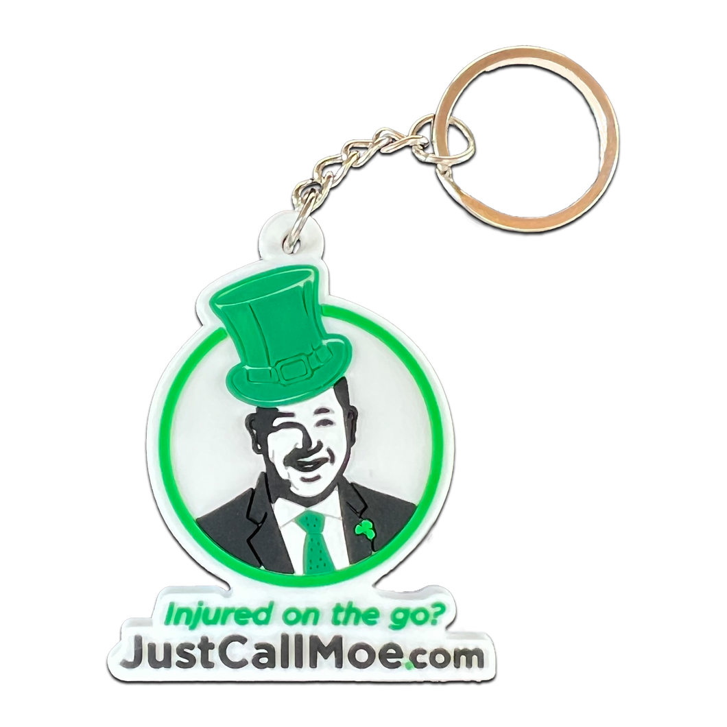 Moe Green Rubber Keychain