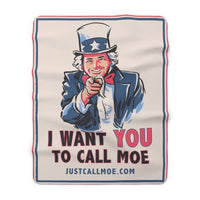 Uncle Moe Sherpa Fleece Blanket