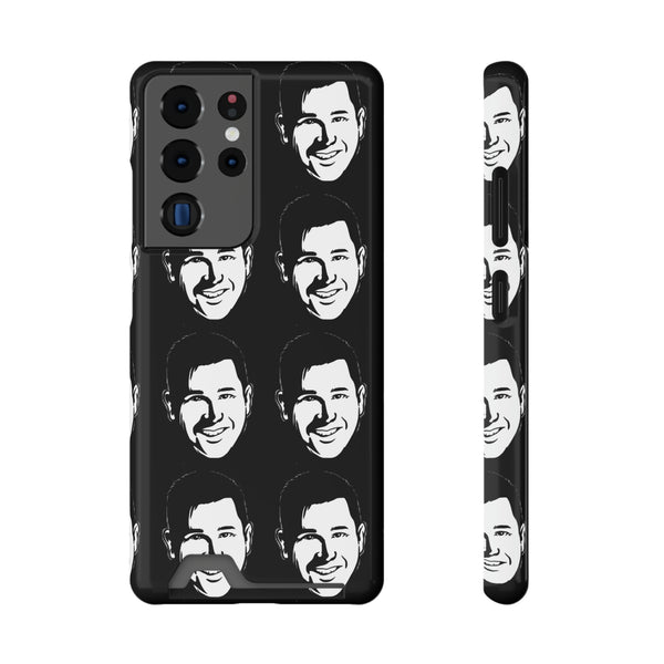 Moe Face Phone Case With Card Holder