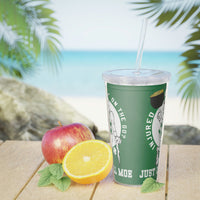 St. Patty's Day Plastic Tumbler with Straw