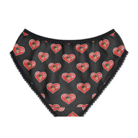 Valentine Black Women's Briefs